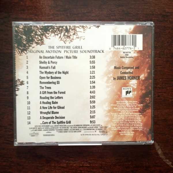 THE SPITFIRE GRILL - ORIGINAL MOTION PICTURE SOUNDTRACK James Horner Movie CD