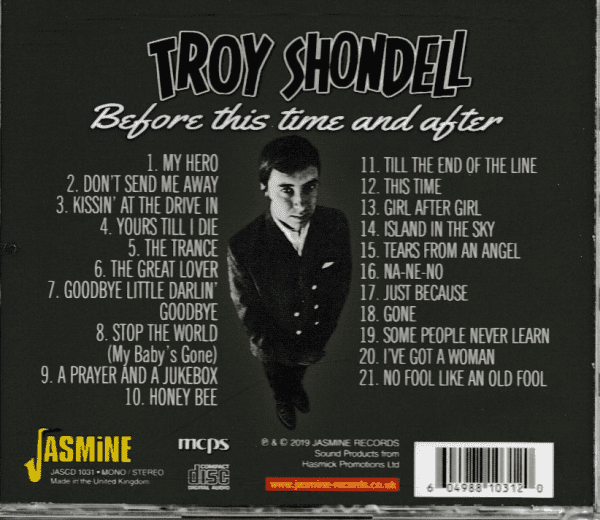 TROY SHONDELL - THE BEST OF /BEFORE THIS TIME & AFTER CD - BRAND NEW - Image 3