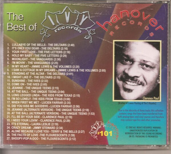 The Best Of IVY And HANOVER RECORDS - CD - BRAND NEW - Image 3