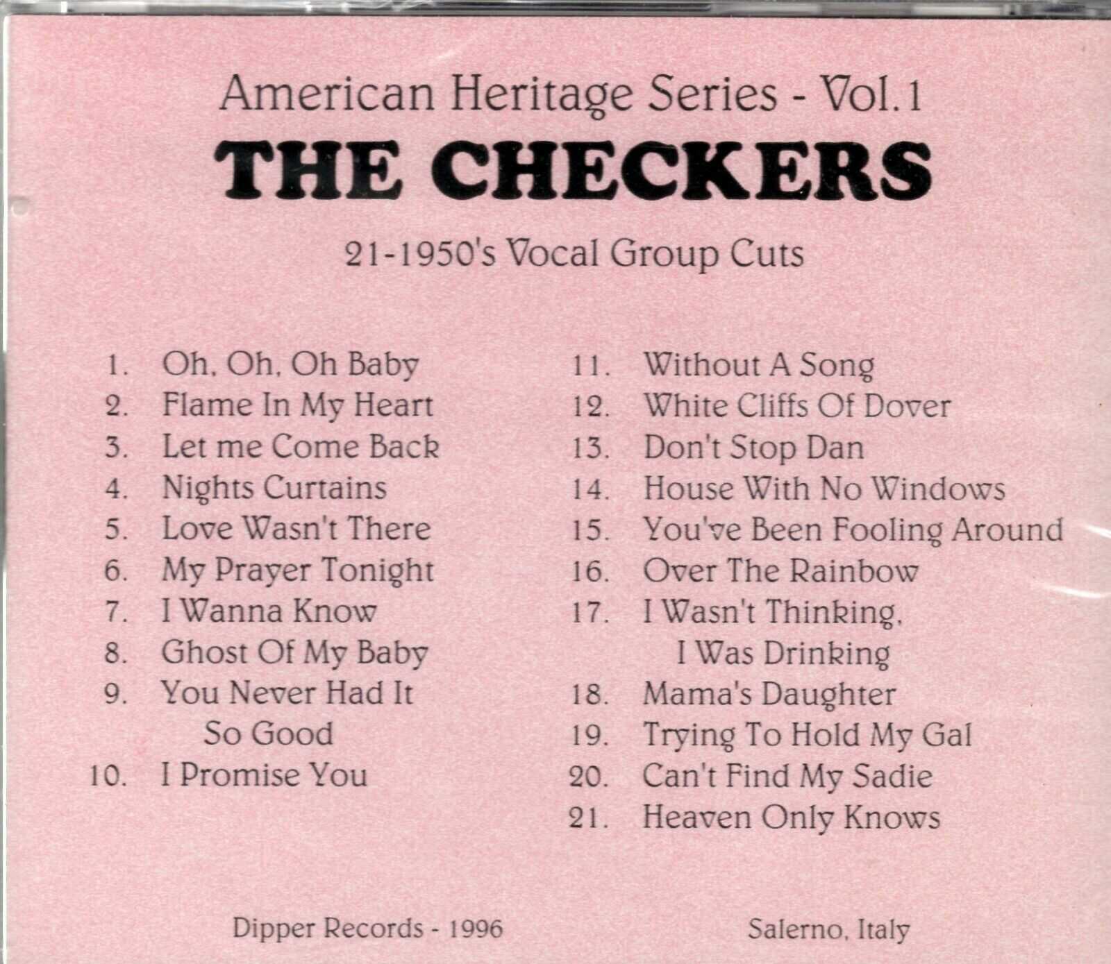 The Checkers - CD - Brand New - Image 3