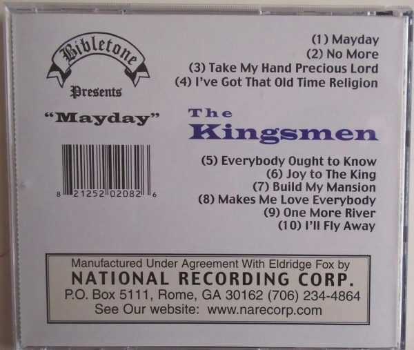 The KINGSMEN - CD - Mayday - LIKE NEW - Image 3
