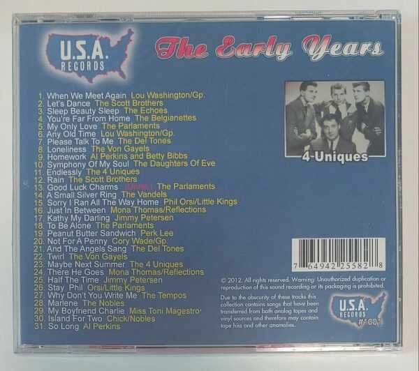 USA RECORDS - THE EARLY YEARS CD BRAND NEW - Image 3