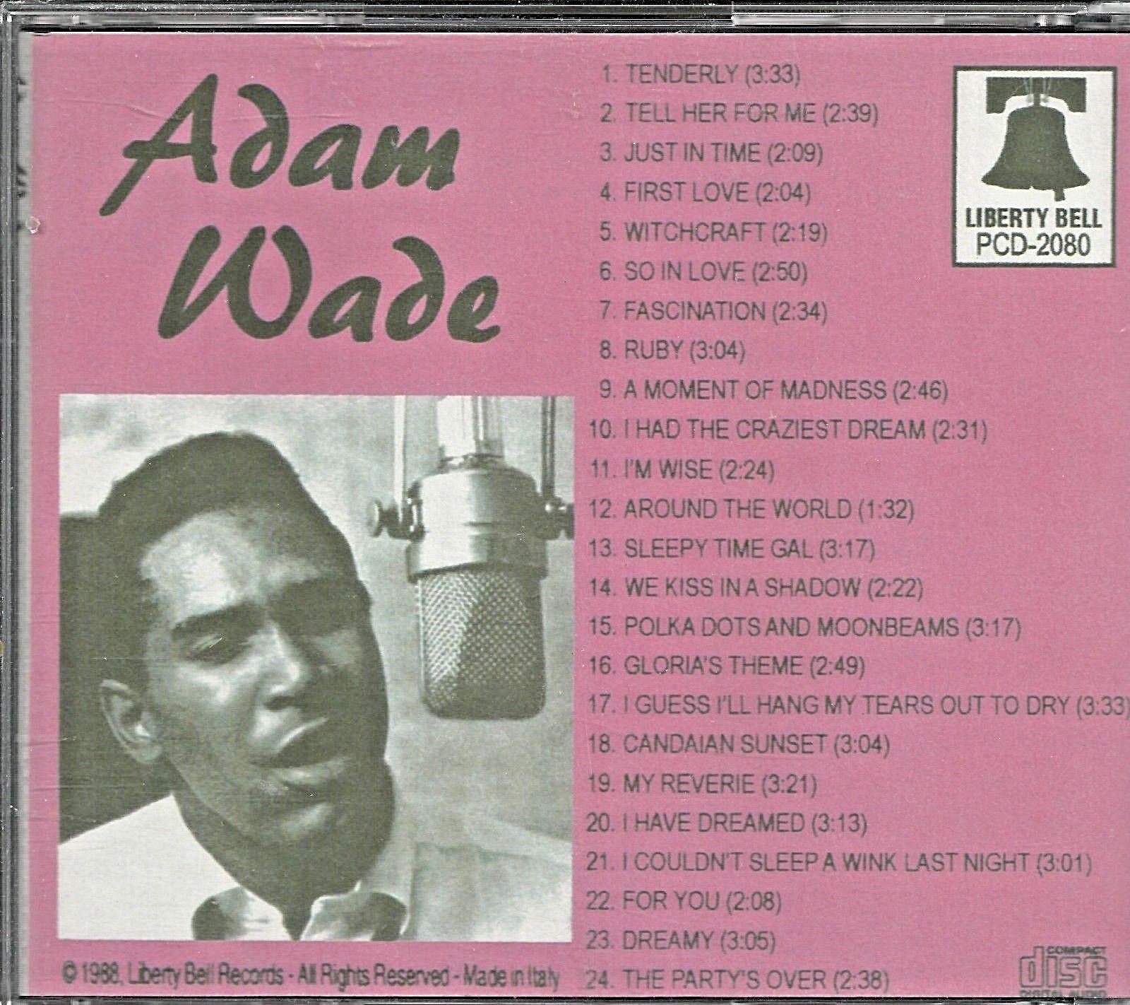WADE ADAM - CD - And Then Came Adam - Adam And Evening - BRAND NEW - Image 3