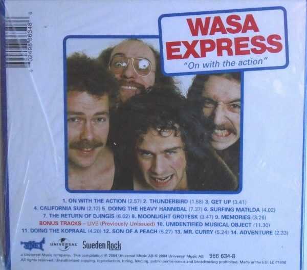 WASA EXPRESS - CD - On With The Action - BRAND NEW - Image 3
