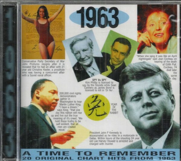 A TIME TO REMEMBER CD - 1963  Brand New    20 Cuts on EMI Label