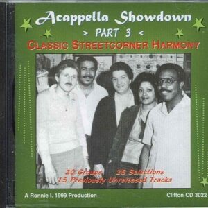 ACAPPELLA SHOWDOWN - PART 3 CD (BRAND NEW)