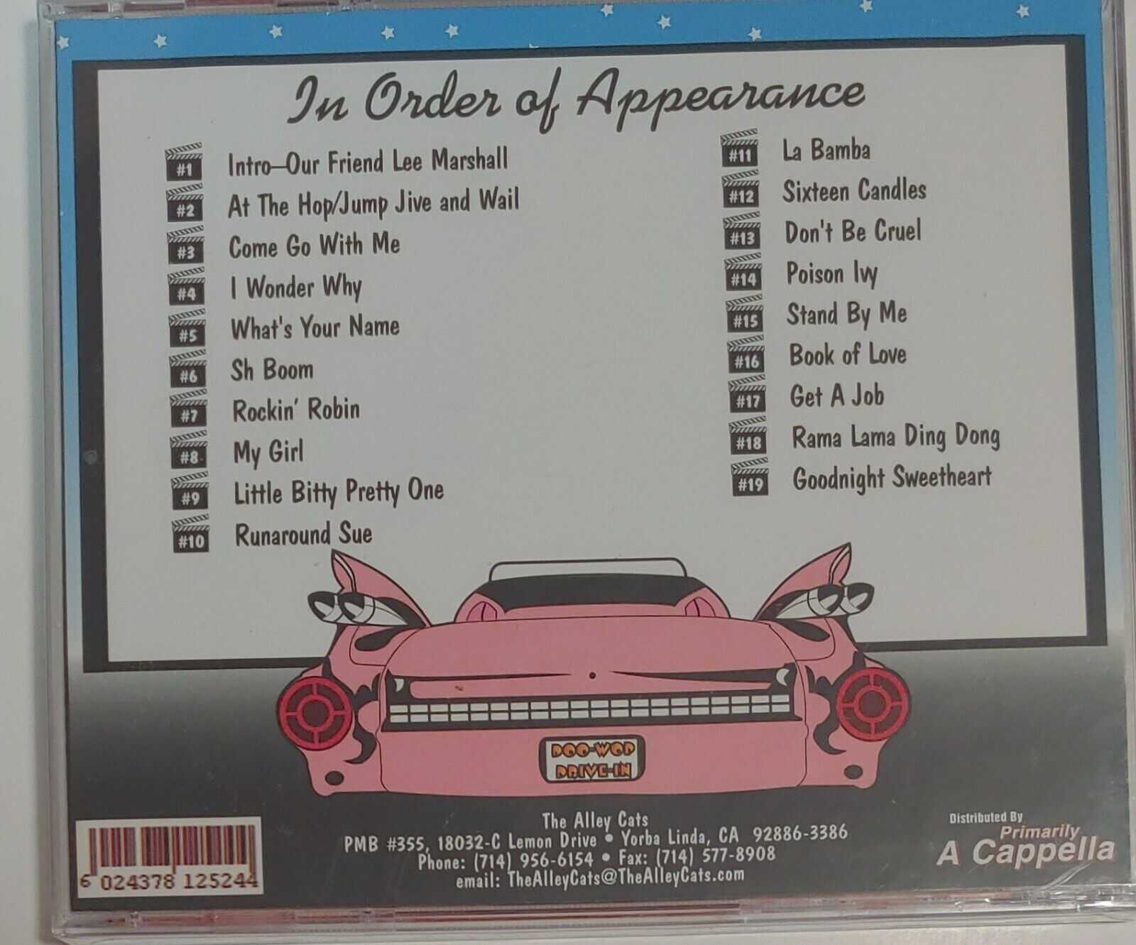 ALLEY CATS - DOO WOP DRIVE IN LIVE CD BRAND NEW - Image 3