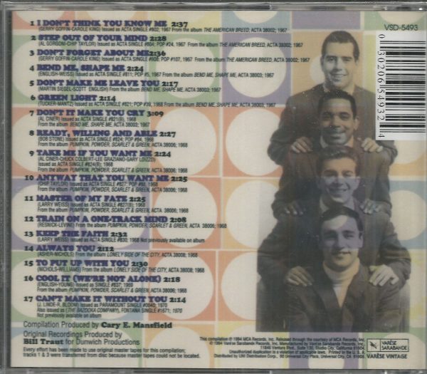 AMERICAN BREED - BEST OF  BEND ME, SHAPE ME - Image 3