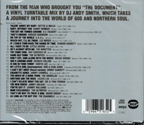 ANDY SMITH'S NORTHERN SOUL CD - BRAND NEW - Image 3