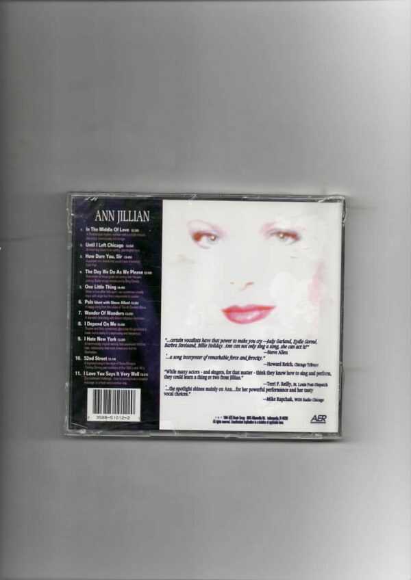 ANNE JILLIAN -IN THE MIDDLE OF LOVE-BRAND NEW CD - Image 3
