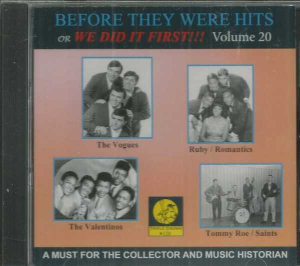 BEFORE THEY WERE HITS CD - VOL 20  BRAND NEW