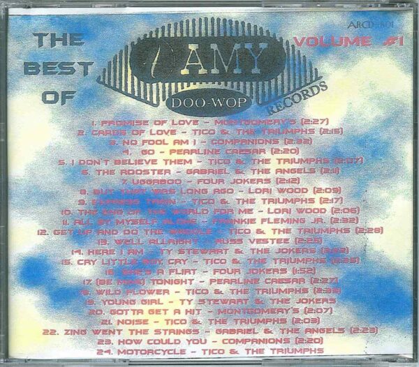 BEST OF  AMY DOO WOP RECORDS - VOL 1 - CD - BRAND NEW