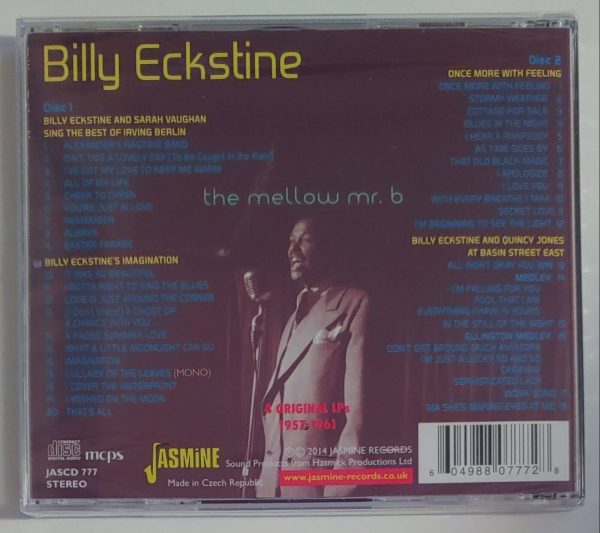 BILLY ECKSTINE - THE MELLOW MR. B   CD BRAND NEW - Image 3