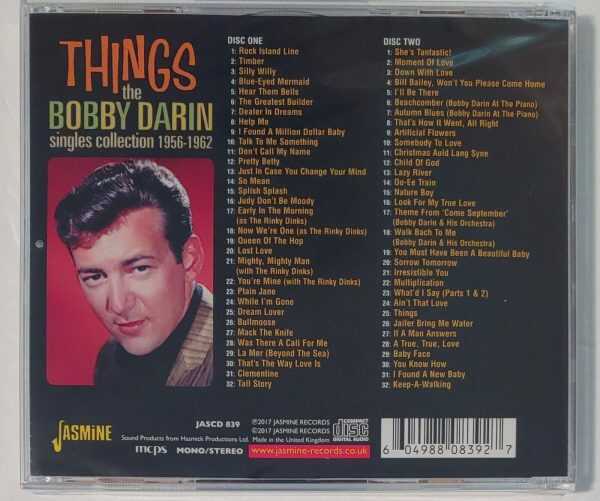 BOBBY DARIN - SINGLES COLLECTION   CD  BRANDNEW - Image 3
