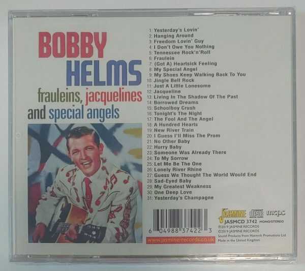BOBBY HELMS - FRAULEINS, JACQUELINES AND SPECIAL ANGELS   CD     BRAND NEW - Image 3
