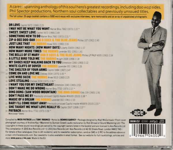 BOBBY SHEEN - ANTHOLOGY 1958-75 CD - BRAND NEW - Image 3