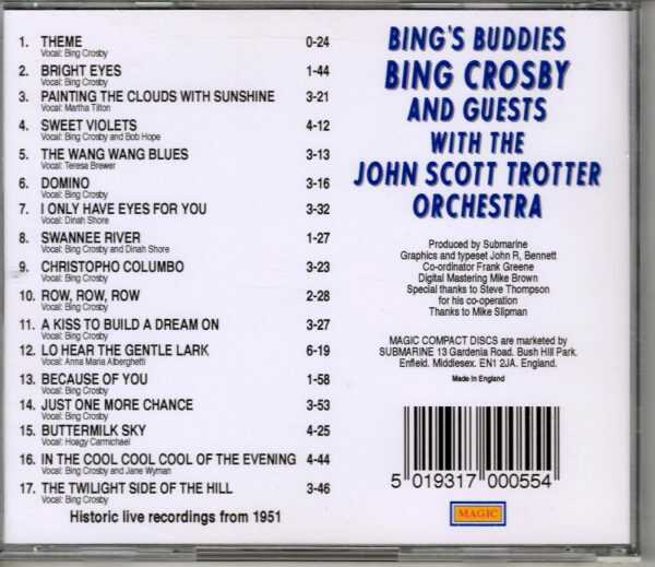 Bing Crosby - Bing's Buddies - CD - Image 3
