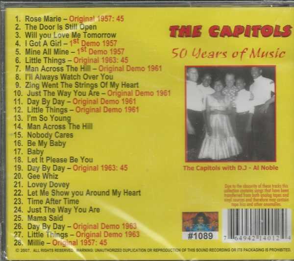 CAPITOLS CD - 50 YEARS OF MUSIC   BRAND NEW   ON CRYSTAL BALL - Image 3