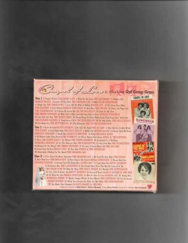 CHAPEL OF LOVE - OTHER GREAT GIRL GROUP GEMS-CD - Image 3