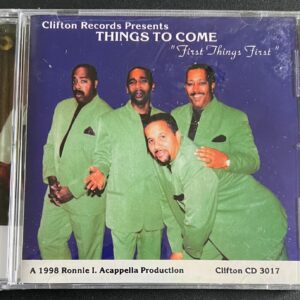 CLIFTON RECORDS PRESENTS - THINGS TO COME - FIRST THINGS FIRST  - CD BRAND NEW