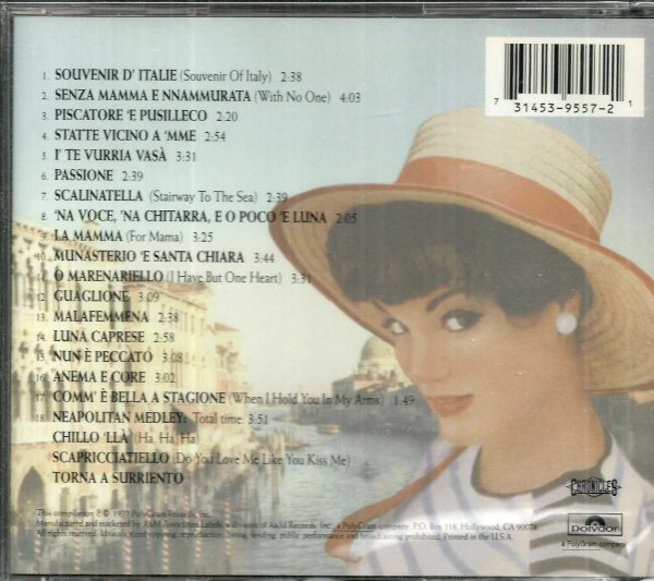 CONNIE FRANCIS CD - Italian Collection Volume 2 - BRAND NEW - Image 3