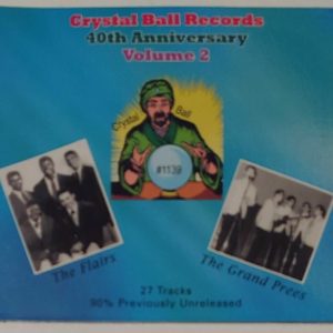 CRYSTAL BALL RECORDS - 40TH ANNIVERSARY  VOL 2   CD   BRAND NEW