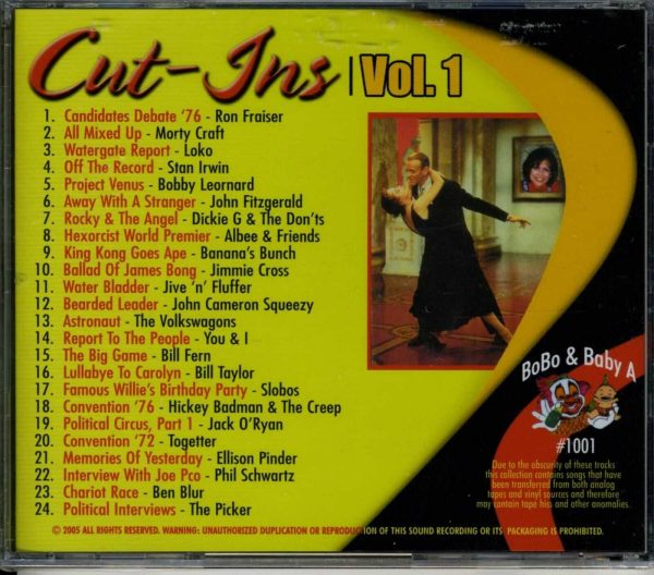 CUT-INS - CD - Vol. 1 - BRAND NEW - Image 3