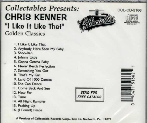 Chris Kenner - I Like It Like That - CD - Brand New - Image 3