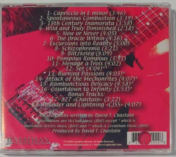 DAVID T CHASTAIN - HEAVY EXCURSIONS   CD  BRAND NEW - Image 3