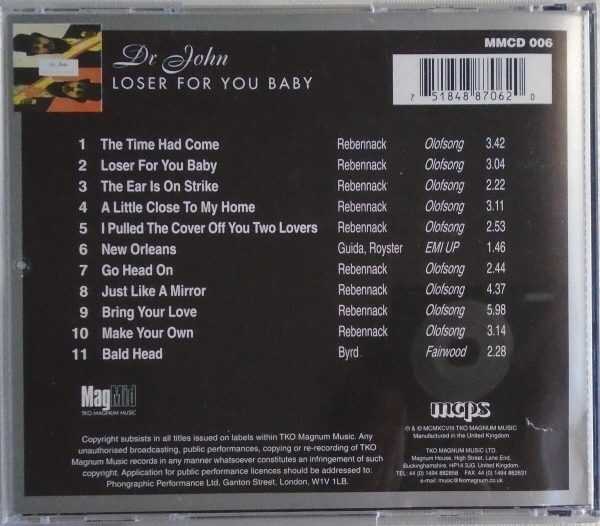 DR. JOHN - CD - Loser For You Baby - LIKE NEW - Image 3