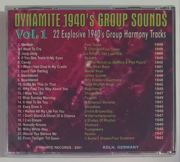 DYNAMITE 1940'S GROUP SOUNDS   CD BRAND NEW - Image 3