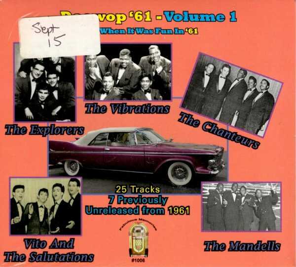 Doo Wop 61' - Vol 1 - CD - Brand New