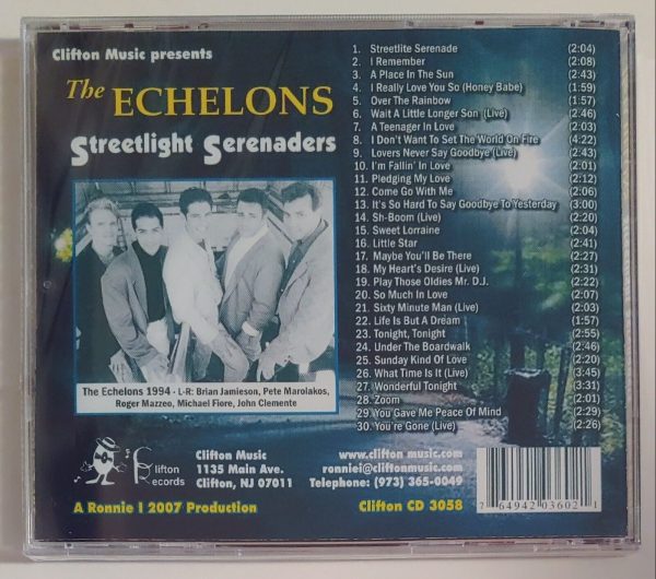 ECHELONS - STREETLIGHT SERENADERS   CD BRAND NEW - Image 3