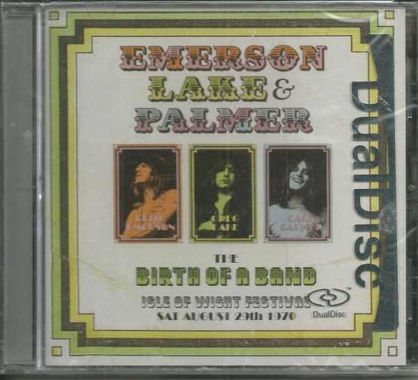 EMERSON LAKE AND PALMER -THE BIRTH OF A BAND ISLE OF WIGHT 1970 - CD - BRAND NEW