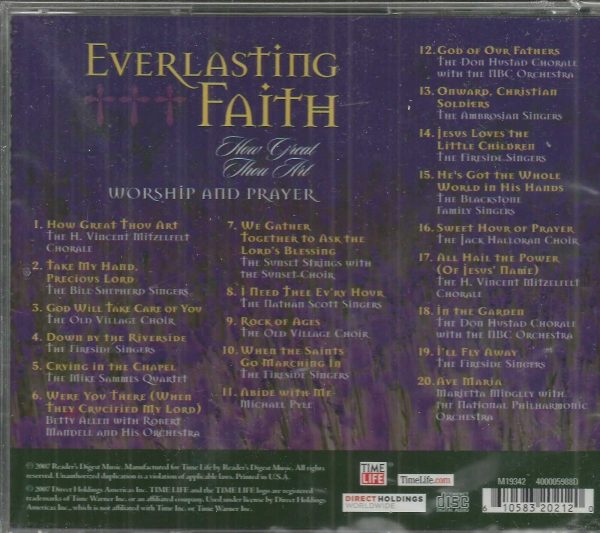 EVERLASTING FAITH - CD - How Great Thou Art - Worship And Prayer - BRAND NEW - Image 3