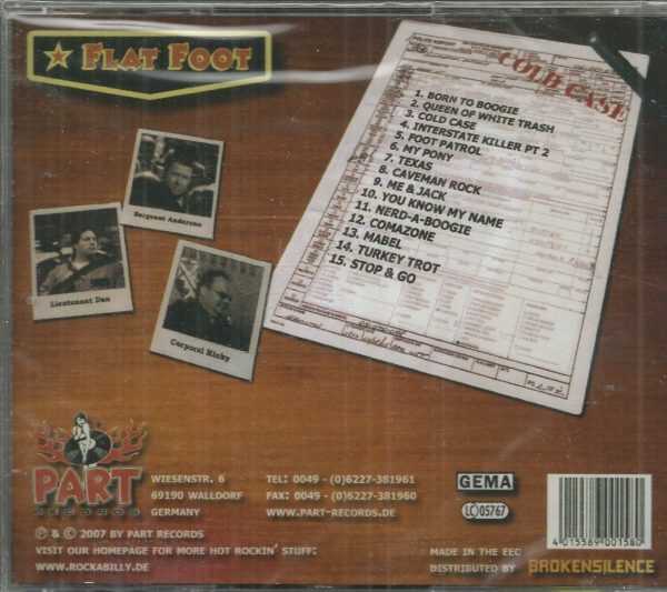 FLAT FOOT - Cold Case - BRAND NEW - CD - Image 3