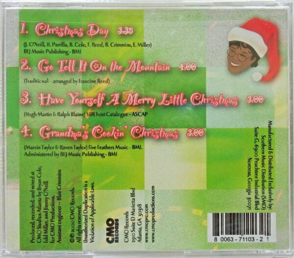 FRANCINE REED - CD - Here Comes Frani Claus - BRAND NEW - Image 3