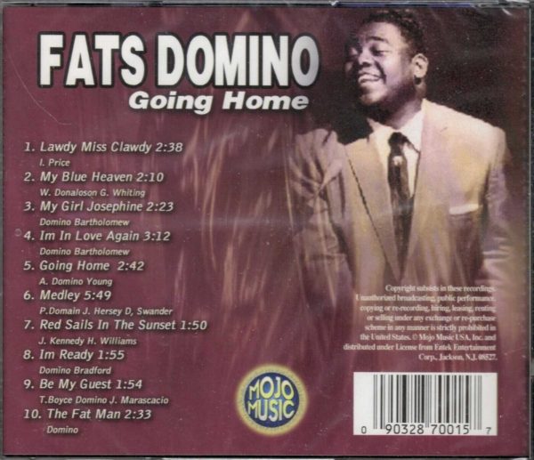 Fats Domino - Going Home - CD - Brand New - Image 3