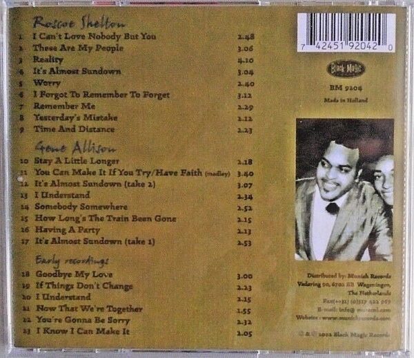 GENE ALLISON And ROSCOE SHELTON - CD - You can Make it If You Try - BRAND NEW - Image 3