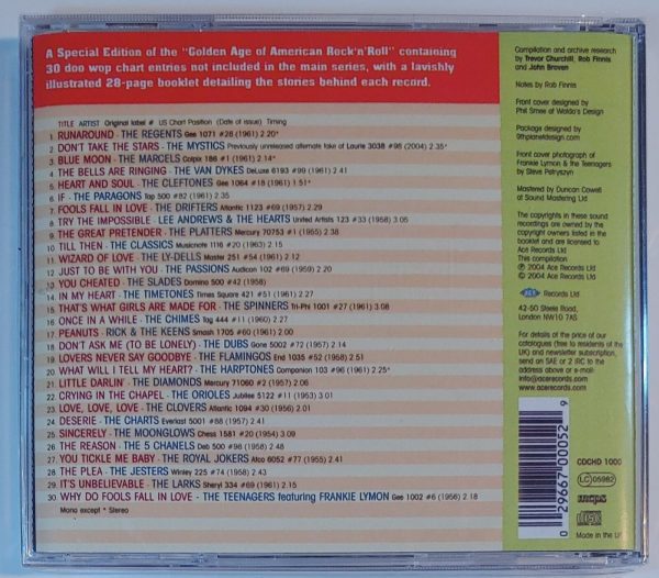 GOLDEN AGE OF AMERICAN ROCK AND ROLL - SPECIAL DOO WOP    CD BRAND NEW - Image 3