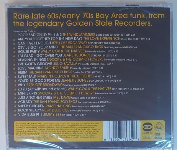 GOLDEN STATE FUNK - IMPOSSIBLY RARE FUNK FROM BAY AREA   CD BRAND NEW - Image 3