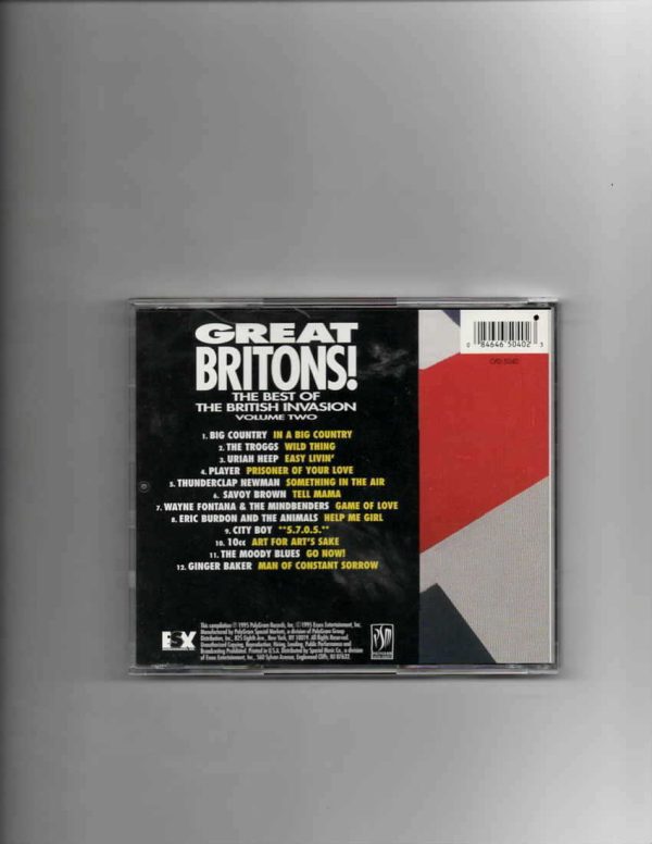 GREAT BRITONS! - THE BEST OF THE BRITISH INVASION-CD - Image 3