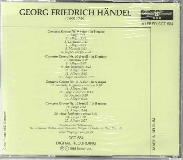 George Friedrich Handel - 1685 - 1759 - CD - Brand New! - Image 3