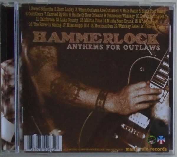 HAMMERLOCK - CD -  Anthems For Outlaws  - LIKE NEW