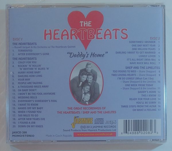 HEARTBEATS - DADDYS HOME   CD BRAND NEW - Image 3