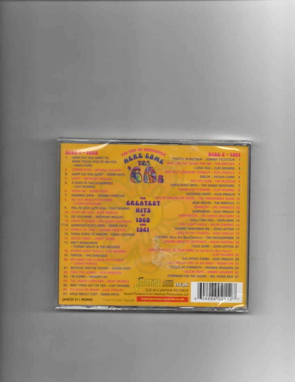 HERE COME THE '60S - GREATEST HITS OF '60 AND '61-BRAND NEW CD - Image 3
