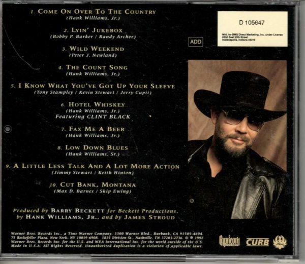 Hank Williams, Jr. - Maverick - CD - Image 3