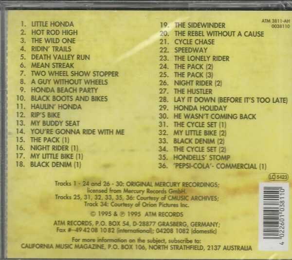Hondells CD - Volume 1 You're Gonna Ride With Us   BRAND NEW - Image 3