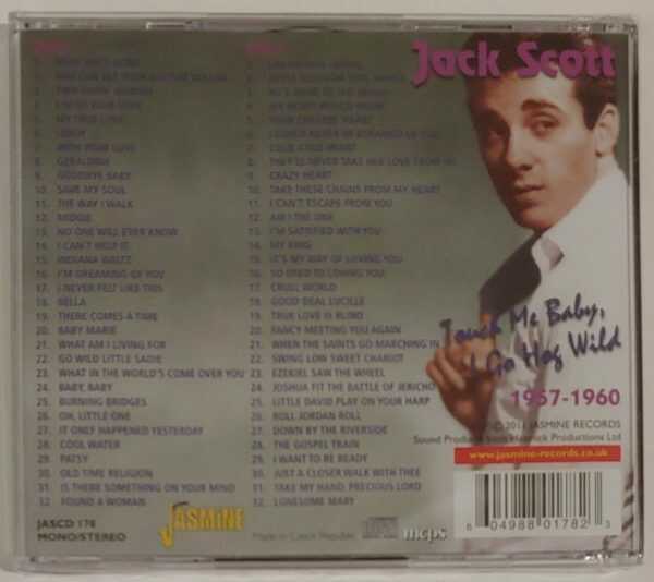JACK SCOTT - TOUCH ME BABY, I GO HOG WILD  CD     BRAND NEW - Image 3