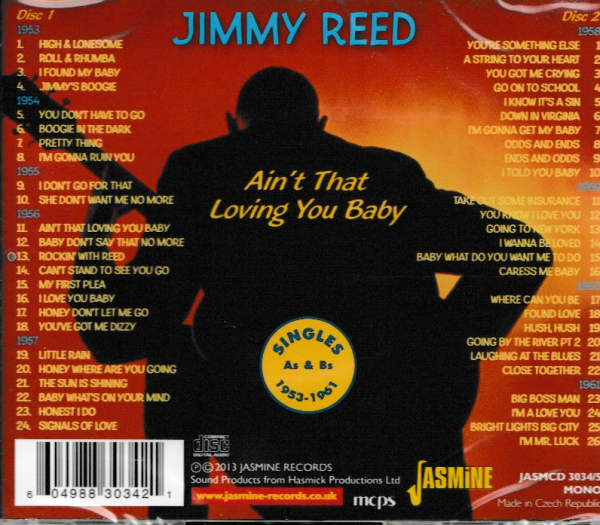 JIMMY REED  AIN'T THAT LOVING YOU BABY CD BRAND NEW - Image 3